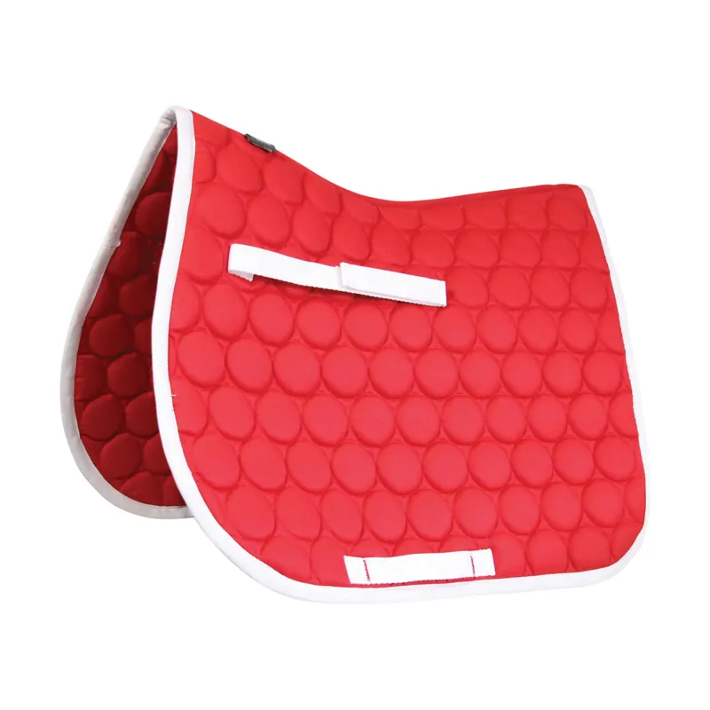 Hy Equestrian Christmas General Purpose Saddle Pad in Red